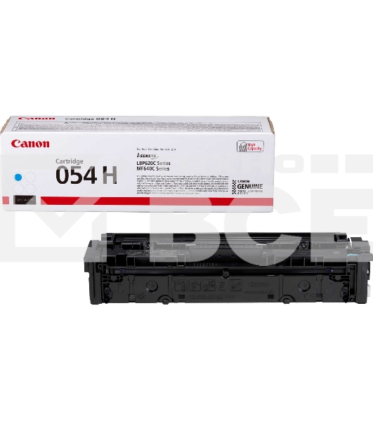 Картридж лазерный Canon 054 H C (3027C002) голубой (2300 стр.) для Canon MF645Cx/MF643Cdw/MF641Cw/LBP623Cdw/621Cw