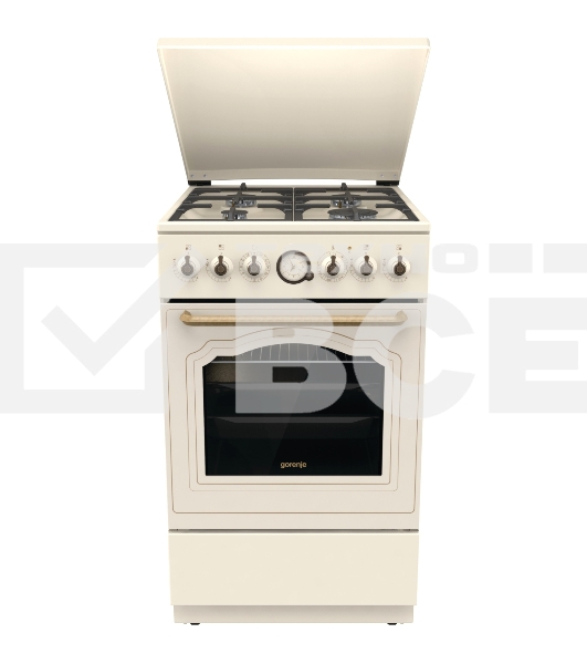 Комбинированная плита Gorenje GKS5B70CLI бежевый
