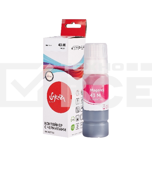 Чернила Sakura 4680C001 для Canon, пурпурный, 3800 к., 60 мл.