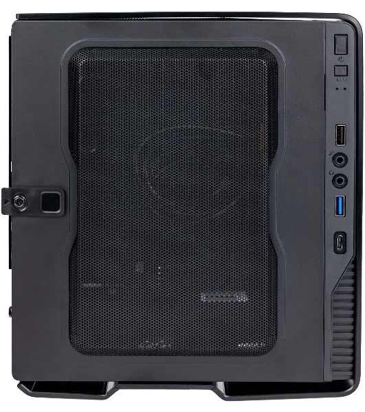 Корпус Hiper Vi7B черный 180W miniITX 1x92mm 2xUSB2.0 1xUSB3.0 audio bott PSU