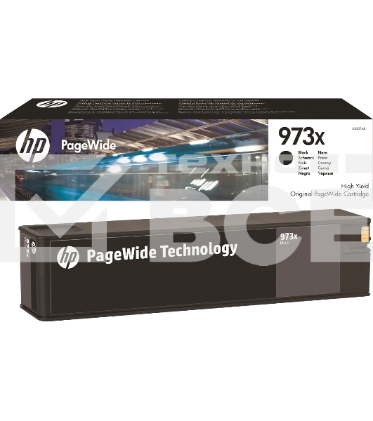 Картридж струйный HP 973XL L0S07AE черный для HP PW Pro 477dw/452dw 10000стр.