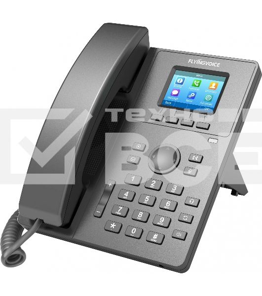 Телефон IP Flyingvoice P11G серый (упак.:1шт)