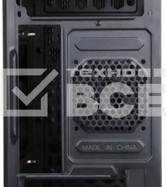Компьютерный корпус Accord Q03B черный без БП mATX 2xUSB3.0 audio