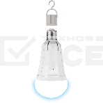 Лампа cветодиодная A80 12W 900lm 4100K Е27 авар. с Li-Ion аккумулятором LED, фото4