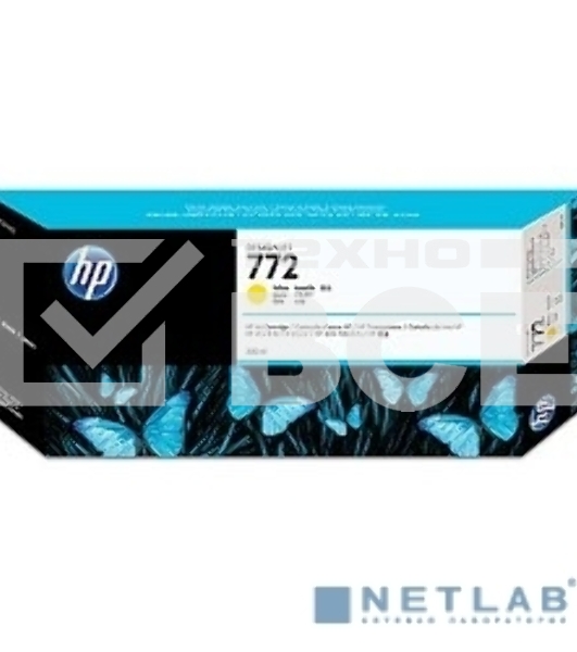 Картридж струйный HP №772 CN630A желтый для HP DJ Z5200 (300мл)