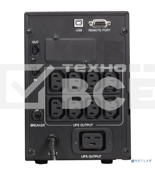 Источник бесперебойного питания Powercom Smart King Pro+ SPT-2000-II LCD 1600Вт 2000ВА черный