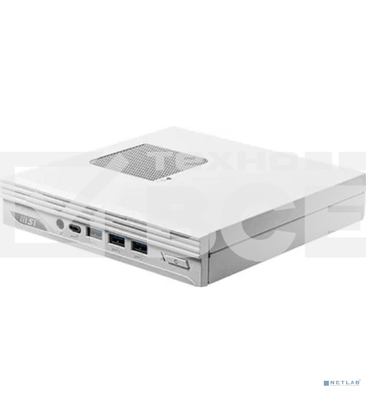 Неттоп MSI Pro DP10 12M-221RU i5 1235U (1.3) 16Gb SSD512Gb Iris Xe Windows 11 Professional 2.5xGbitEth WiFi BT 120W белый (9S6-B0A622-221)
