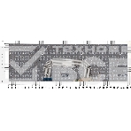 Клавиатура для ноутбука Asus VivoBook 17 X705U белая, фото 1