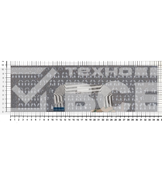 Клавиатура для ноутбука Asus VivoBook 17 X705U белая