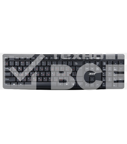 Клавиатура + мышь Acer OMW141 клав:черный мышь:черный USB
