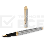 Ручка перьевая Waterman Hemisphere (CWS0920310) Steel GT F сталь нержавеющая/позолота подар.кор., фото3