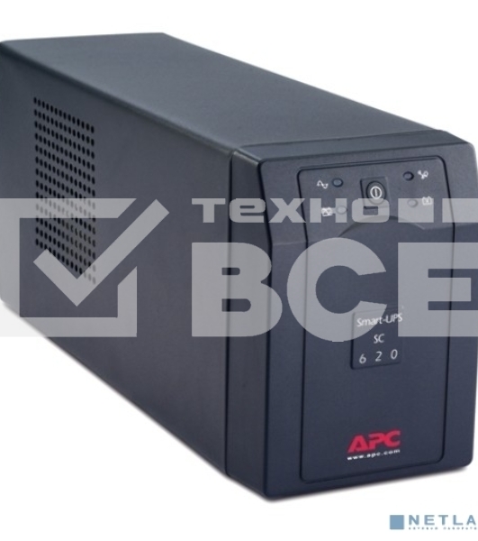 Источник бесперебойного питания APC Smart-UPS SC SC620I 390Вт 620ВА черный