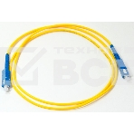 Кабель Патч-корд LANMASTER TWT-SC-SC/SU-1.0 1x SC-SC 1м LSZH оранжевый, фото 1