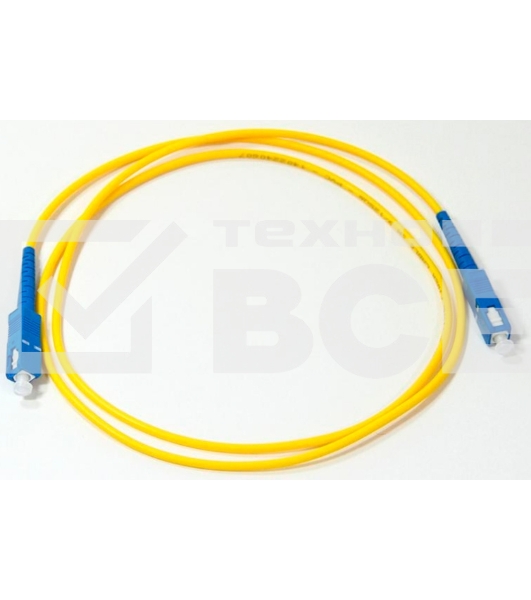 Кабель Патч-корд LANMASTER TWT-SC-SC/SU-1.0 1x SC-SC 1м LSZH оранжевый