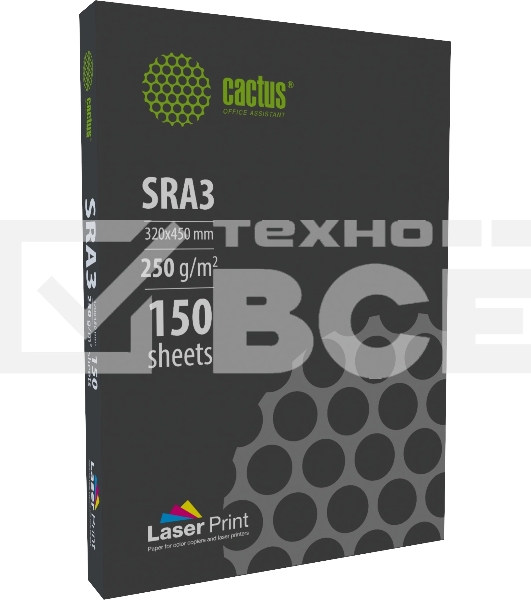 Бумага Cactus CS-LPSRA3250150 SRA3/250г/м2/150л./белый для лазерной печати