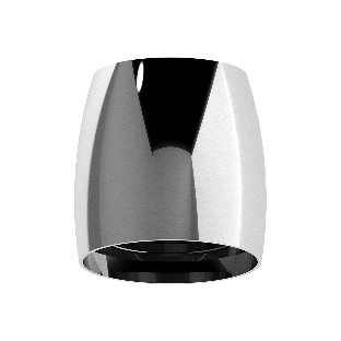 Корпус светильника C1143 PSL серебро полированное D100*80*H100mm MR16 GU5.3