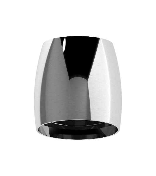 Корпус светильника C1143 PSL серебро полированное D100*80*H100mm MR16 GU5.3