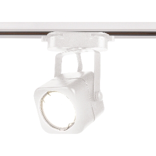 Трековый однофазный светильник со сменной лампой Ambrella light GL5107 WH белый GU10 max 12W