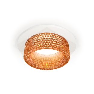 Комплект встраиваемого светильника Ambrella light XC6512044 SWH/CF белый песок/кофе MR16 GU5.3 (C6512, N6154)