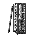 Шкаф телекоммуникационный 19' напольный 42U ExeGate EC-FS-42U.600.800.V.V.BLACK (19”, 42U, 600x800x2054mm (ШхГхВ), передняя и задняя двери перфорированные, съемные боковые панели, пыле- и влагозащита IP20, встроенный вентиляционный модуль, 1 полка в комплекте, черный RAL 9004, 3 коробки), фото16