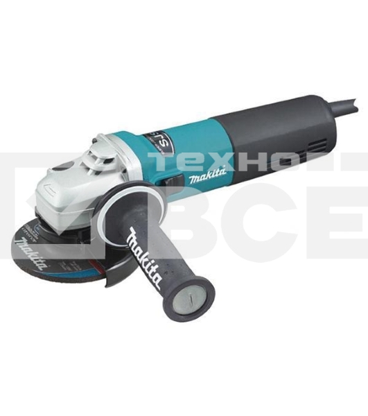 УШМ MAKITA 9565CR ф125мм, 1400Вт, 12000об\м, 3.5кг, кор, муфта SJS, плавный пуск, anti-restart