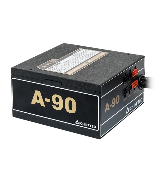 Блок питания Chieftec A-90 GDP-550C (ATX 2.3, 550W, 90 PLUS GOLD, Active PFC, 140мм fan, Cable Management) Retail