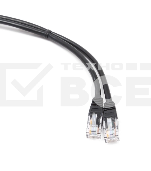 Патч-корд UTP Cablexpert PP12-1M/BK