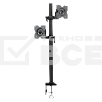 Настольное наклонно-поворотное крепление Kromax OFFICE-5, для 2-х LCD мониторов 13