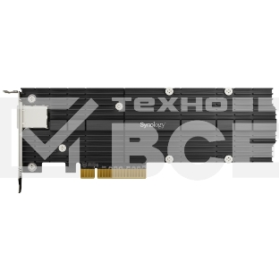 Сетевая карта Synology M.2 SSD-NVME adapter M.2 2110/2080,2 slots m.2 key , 10 Gigabit port RJ-45, PCIe 3.0 x8 adapter (FH bracket)'