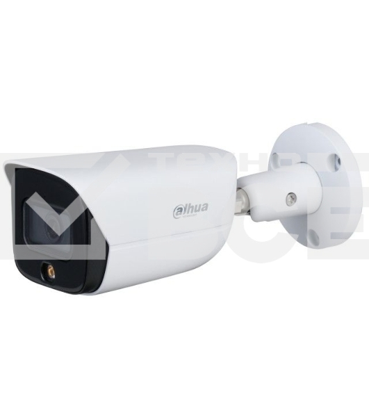 Видеокамера IP Dahua DH-IPC-HFW3249EP-AS-LED-0360B 3.6-3.6мм цветная корп.:белый