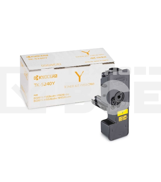 Картридж лазерный Kyocera TK-5240Y (1T02R7ANL0) желтый для P5026cdn/cdw, M5526cdn/cdw 3000 стр.