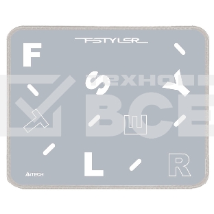 Коврик для мыши A4Tech FStyler FP25 серый/белый 250x200x2мм
