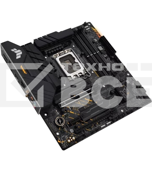 Материнская плата ASUS TUF GAMING B660M-PLUS WIFI, LGA 1700, Intel B660, 4xDDR5, 4xSATA, 2xM.2, 1xPCIe 5.0 x16, 1xPCIe 3.0 x4, 1xPCIe x1, 1xDP, 1xHDMI, 1x 2.5Gb LAN, 4xUSB-A 3.2 Gen 2, 1xUSB-A 3.2 Gen 1, 2xUSB 2.0, 1xUSB-C 3.2 Gen 2x2, 5x3.5 мм, 7.1, mATX