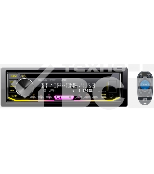 Автомагнитола CD JVC KD-T902BT 1DIN 4x50Вт