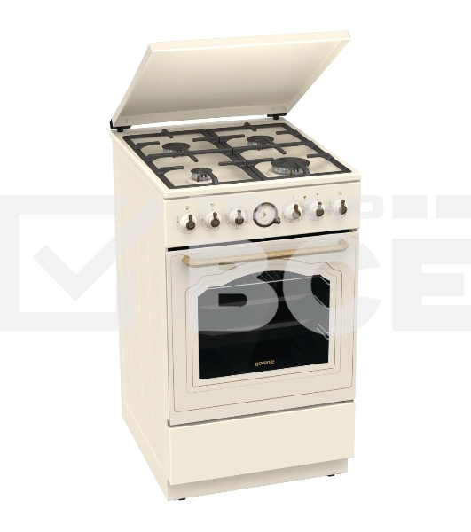 Комбинированная плита Gorenje GKS5B70CLI бежевый