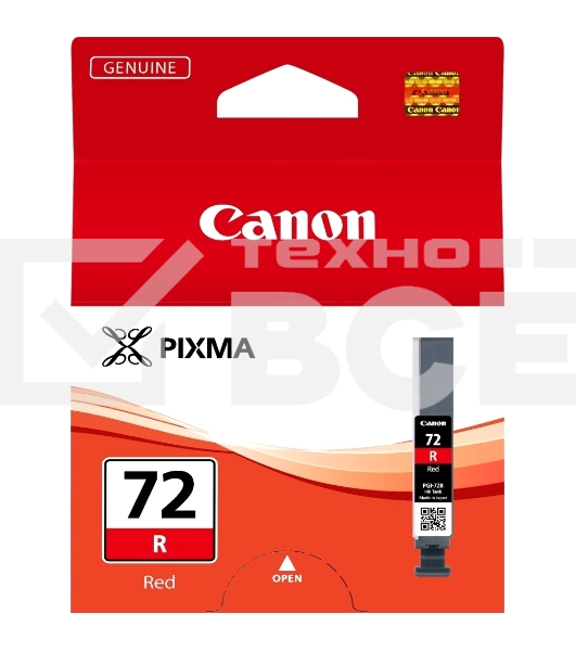 Картридж струйный PGI-72R (6410B001), для Canon для PRO-10, Красный, 1045стр