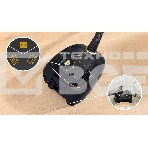 Пылесос Bosch BGL38GOLD черный/золотистый, 600/1700 Вт, уборка сухая, пылесборник мешок 4 л, фото6