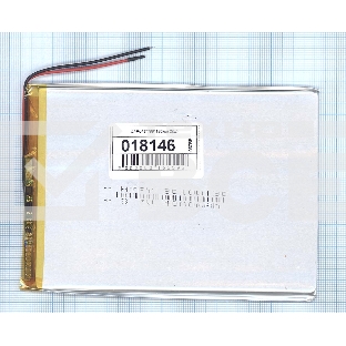 Аккумулятор Li-Pol (батарея) 3*100*130мм 2pin 3.7V/4000mAh