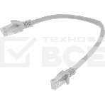 Патч-корд Premier PP6U-0.25M 10000Гбит/с UTP 4 пары cat.6 CCA molded 0.25м серый RJ-45 (m)-RJ-45 (m), фото4