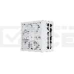 Блок питания SAMA G750 White (HAT-750yzB1G), 750W 80+ Gold (ATX, 3.1, PCIe 5.0, Full modular, 1x24(20+4)pin mesh 550мм, 2xCPU 8(4+4)pin 600mm+150мм, 2xPCIe*2 8(6+2)pin 550+150мм, 1x12VHPWR PCIe 5.1 12+4pin 600W 600мм, 3xSATA*3 450+150+150мм, 1xMOLEX4pin*3 450мм, Active, 140x140мм, 150x150x86mm, APFC, OVP, UVP, SCP, OCP, OTP, OPP, SIP, white), фото4