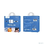 Кабель USB 2.0 HOCO X21, силиконовая оплетка, AM/Lightning M, бело-черный, 1м, фото6