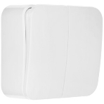 Systeme Electric Blanca наруж Бел Выключатель 2-клавишный, 6А, 250В, фото3