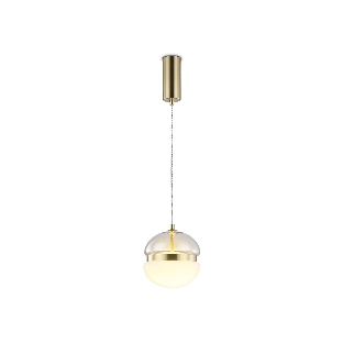 Подвесной светодиодный светильник Ambrella light LH11001 GD/FR золото/белый матовый 20W 3000K D180*200
