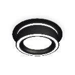 Комплект встраиваемого светильника Ambrella light XC8051018 SBK/FR черный песок/белый матовый GX53 (C8051, N8434), фото3