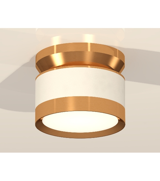 Светильник Ambrella Light XS8101060 SWH/PYG белый песок/золото желтое полированное GX53 (N8909, C8101, N8124)