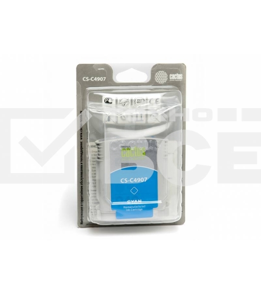 Картридж струйный Cactus CS-C4907 №940 голубой (30 ml) для HP OfficeJet PRO 8000/8500