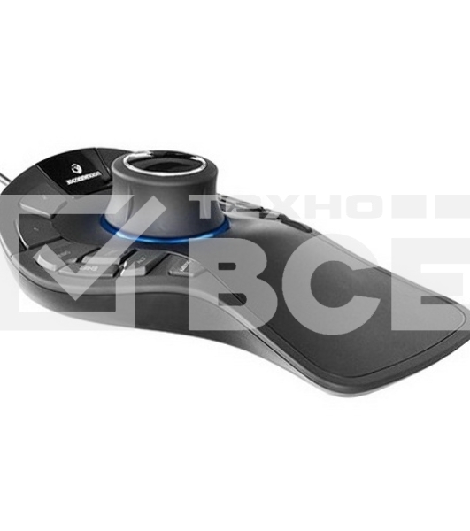 Мышь проводная 3DConnexion SpaceMouse Pro (3DX-700040) черный, 2000 dpi, USB, кнопки - 15