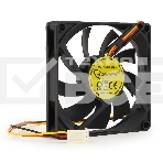 Вентилятор для корпуса Gembird D8015SM-3 черный, 80 мм, 2600 об/мин, 27 дБ, 3 pin, фото4