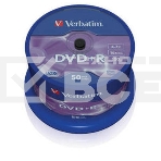 Диск DVD+R Verbatim 4.7Gb 16x Cake Box (50шт) (43550), фото4
