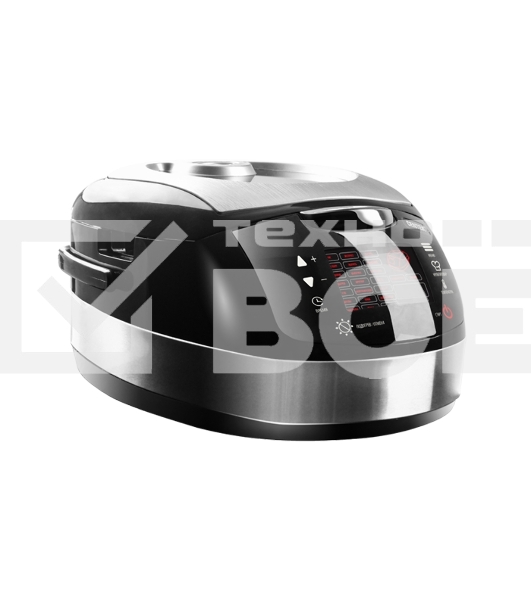 Мультиварка Centek CT-1472 Ceramic <чёрный/сталь> 860Вт, 5.0л, LED, 21 программа